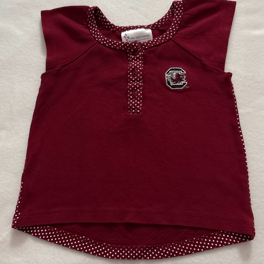 South Carolina Gamecocks Polka Dot Top